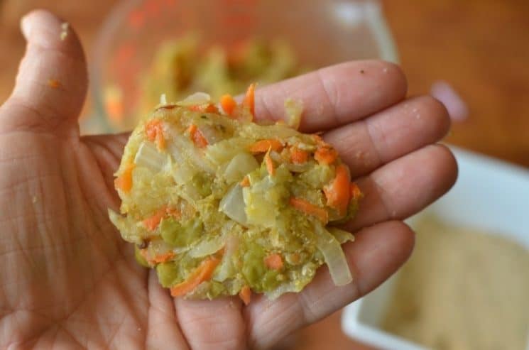 Veggie Nuggets Recipe. With five vegetables packed into this nugget, your kids will get all their servings they need in one sitting!